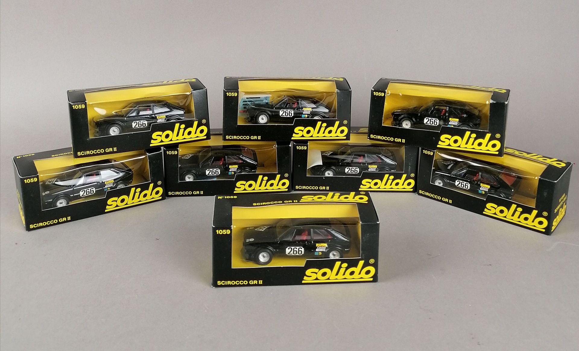 Null SOLIDO - 17 Scirocco GR II n°1059，比例为1/43，原包装盒。