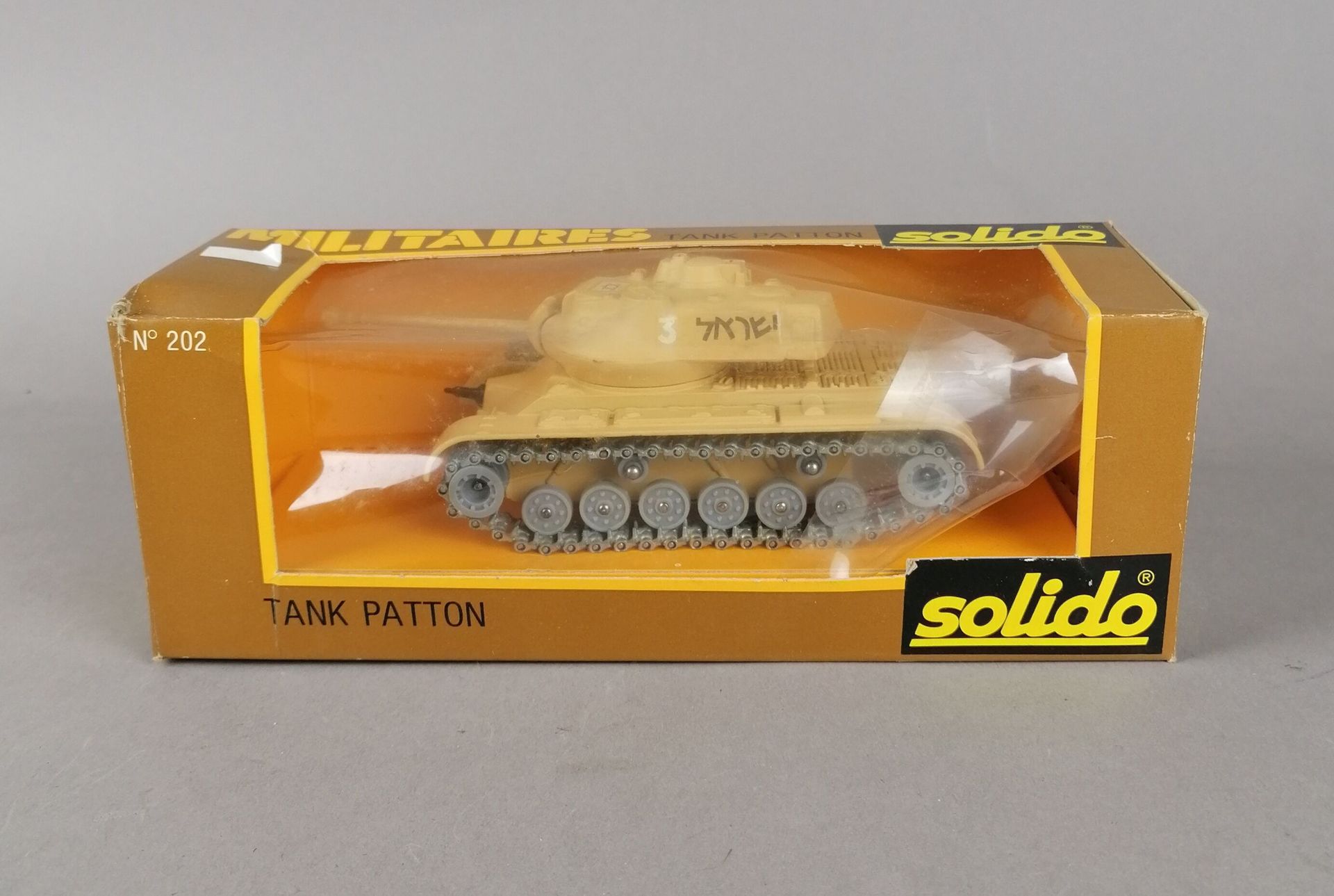 Null SOLIDO - Collection Militaires, Tank Patton n°202, échelle 1/43, dans sa bo&hellip;