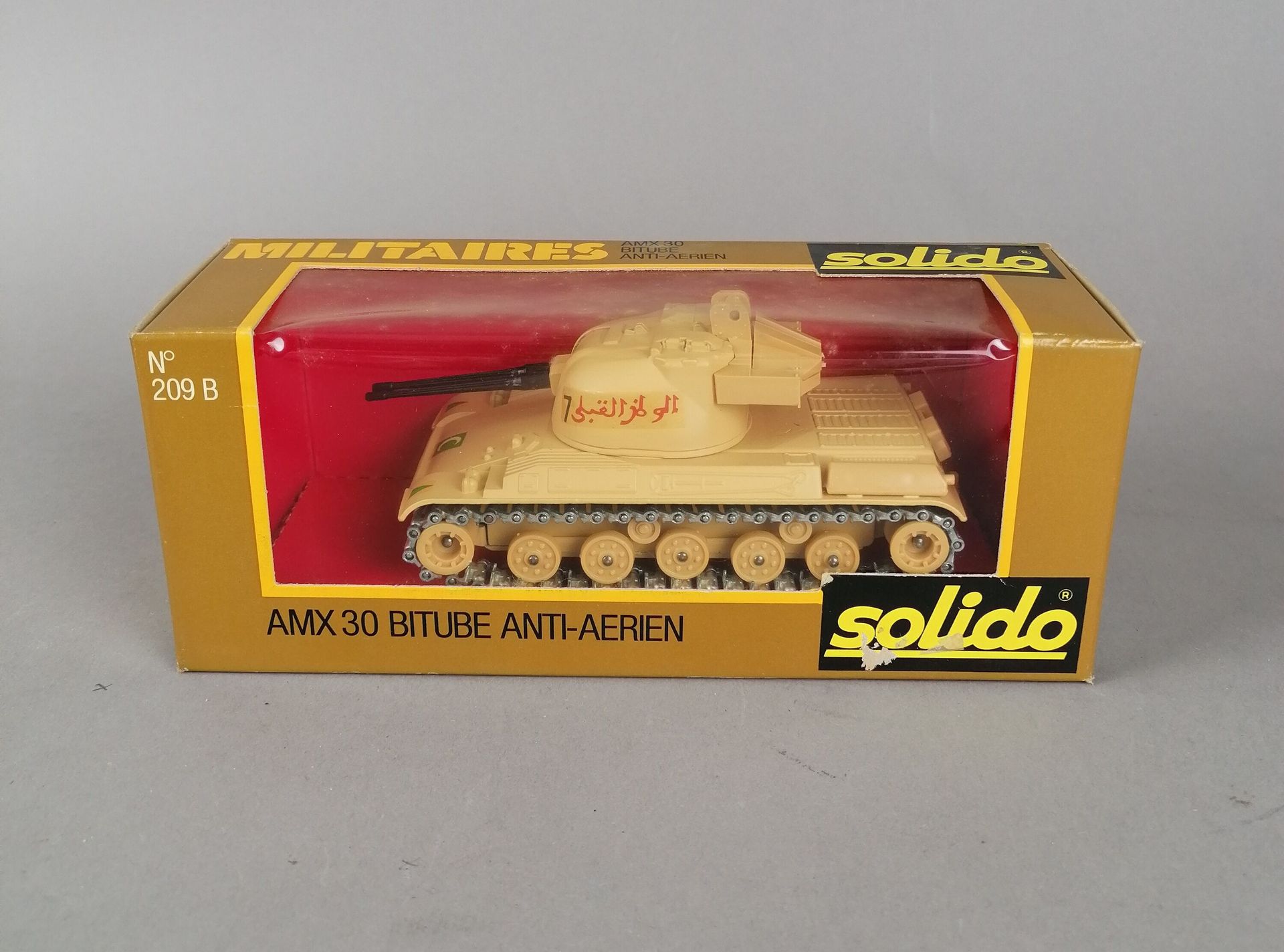 Null SOLIDO - Collection Militaires, AMX 30 Bitube Anti-Aerien, n°209 B, échelle&hellip;