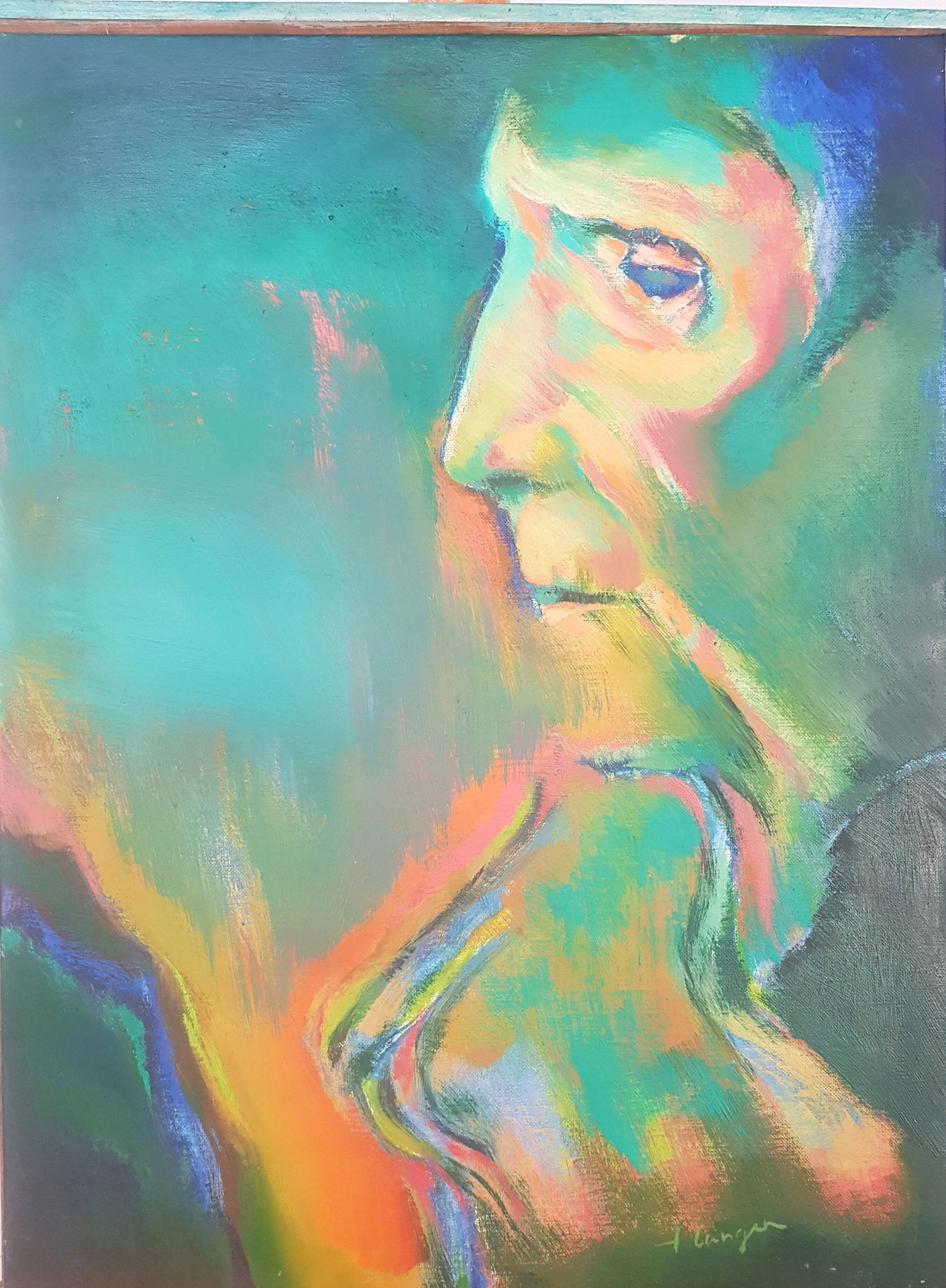 Null LANGEN Tony (1935-1984)

"Profil"

Acrylique sur toile

Signée en bas à dro&hellip;