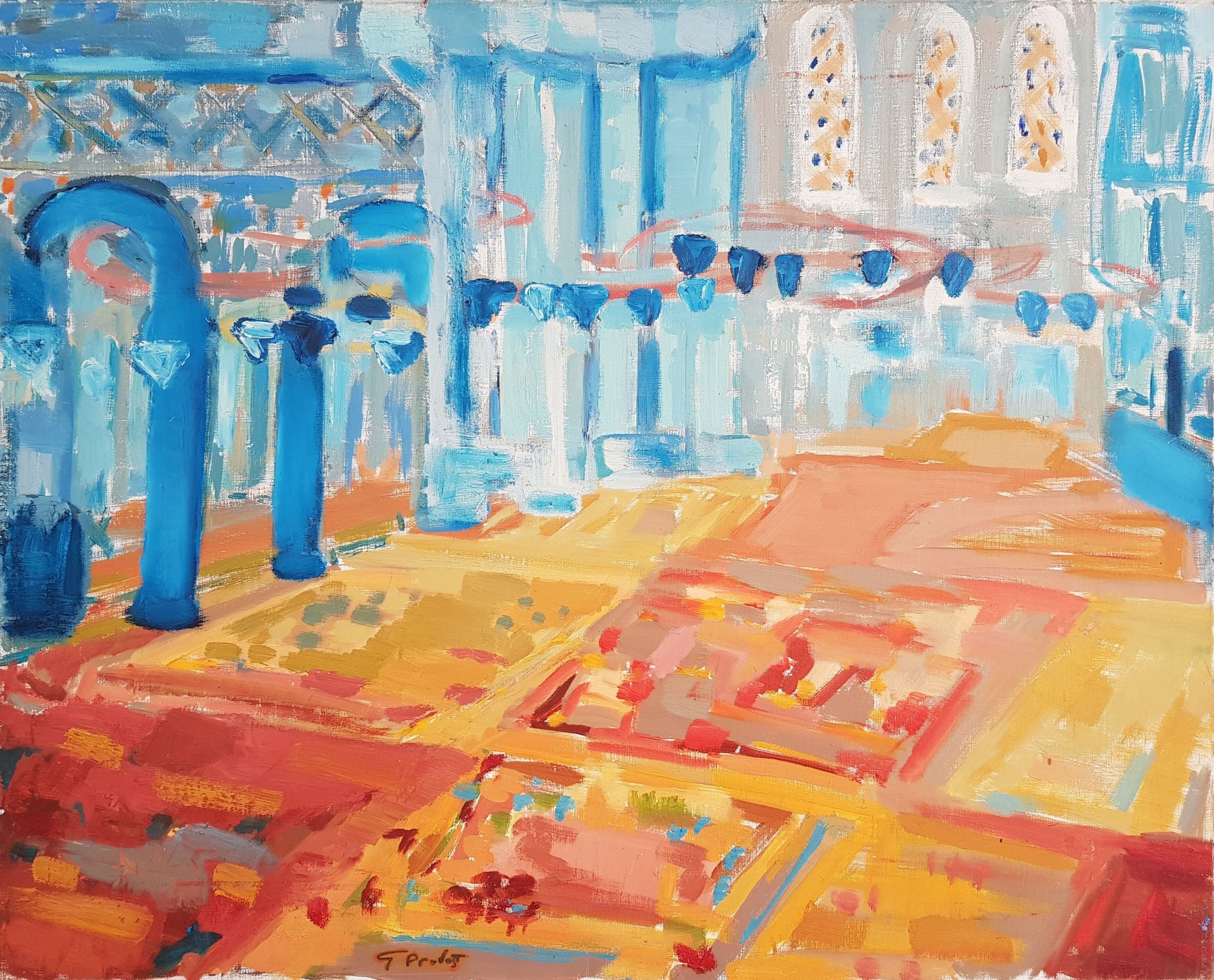 Null PREVOST G. (Gisèle, née en 1927)

"Mosquée Bleue Istanbul"

1970

Huile sur&hellip;