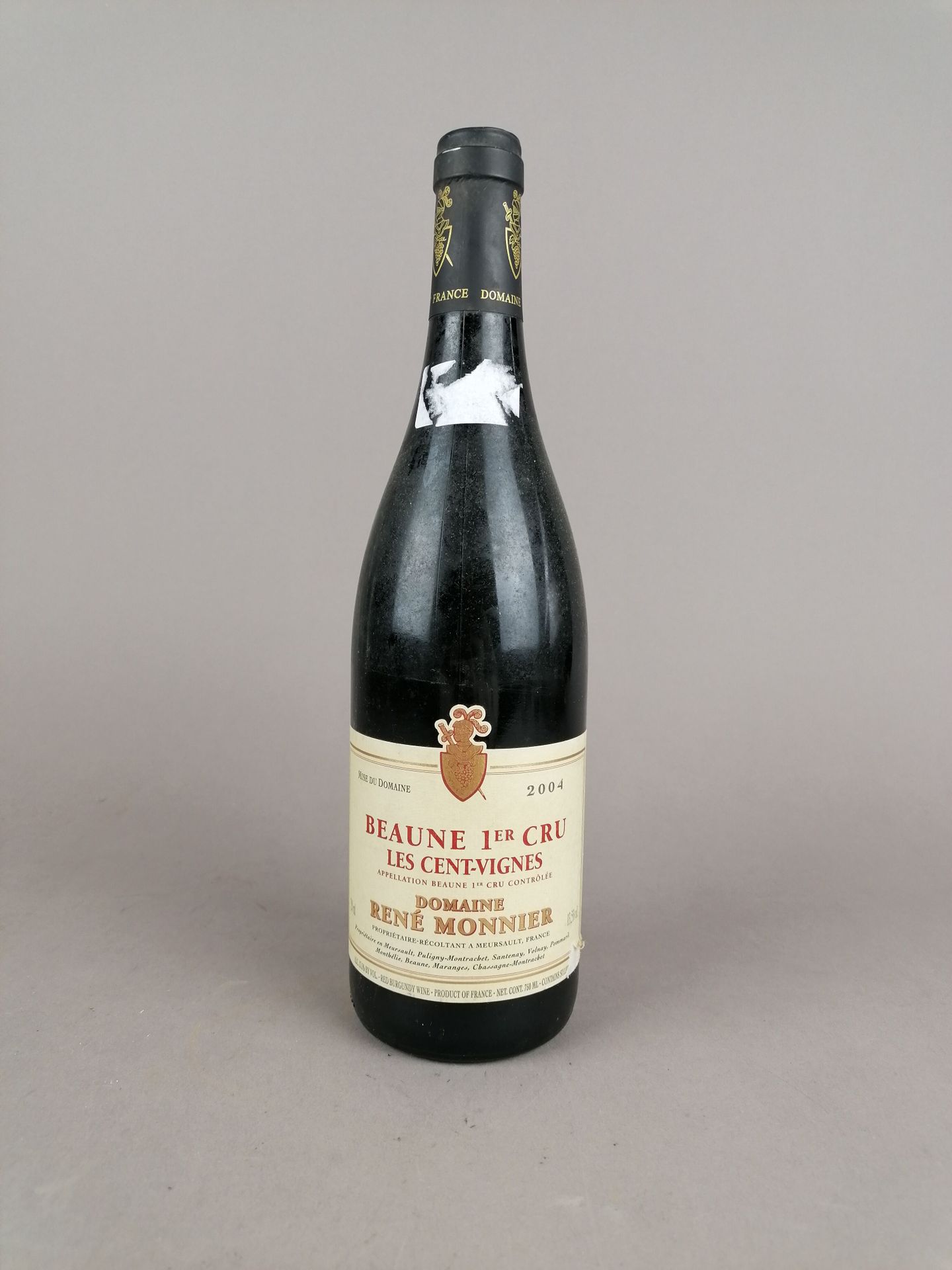 Null 1 bouteille de Beaune 1er Cru Les Cent-Vignes 2004 Domaine René Monnier