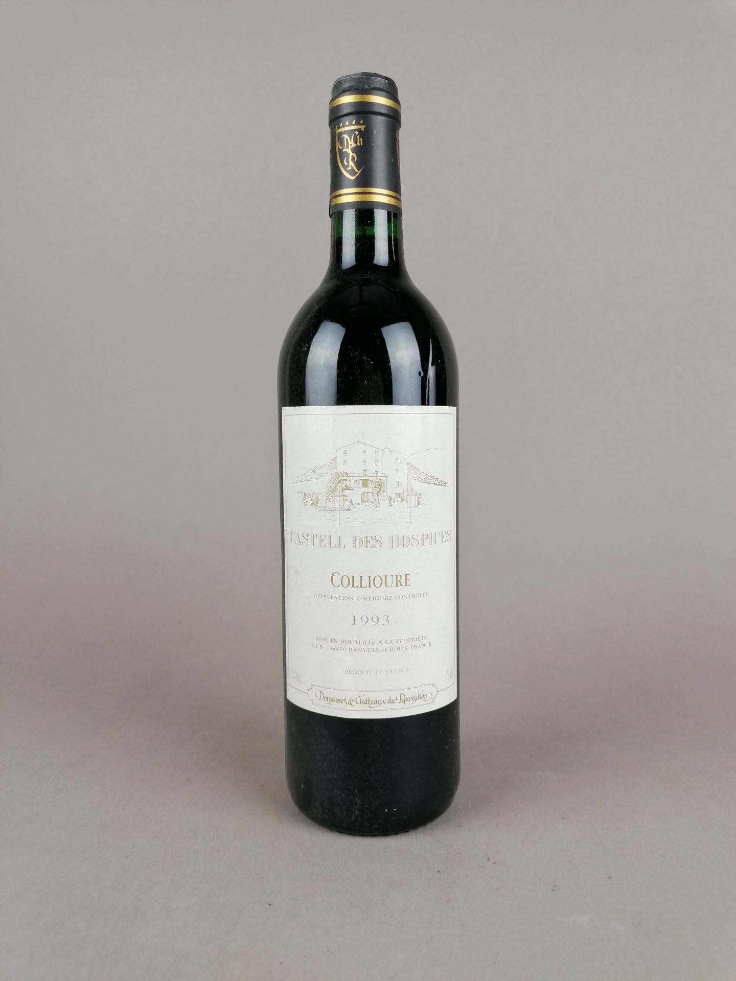 Null 9 bottles of Collioure 1993 Castell des Hospices