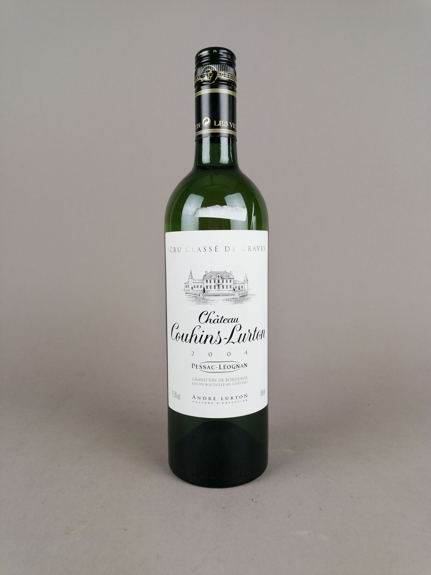 Null 6 bouteilles de Château Couhins-Lurton blanc 2004 Pessac Léognan avec la ca&hellip;