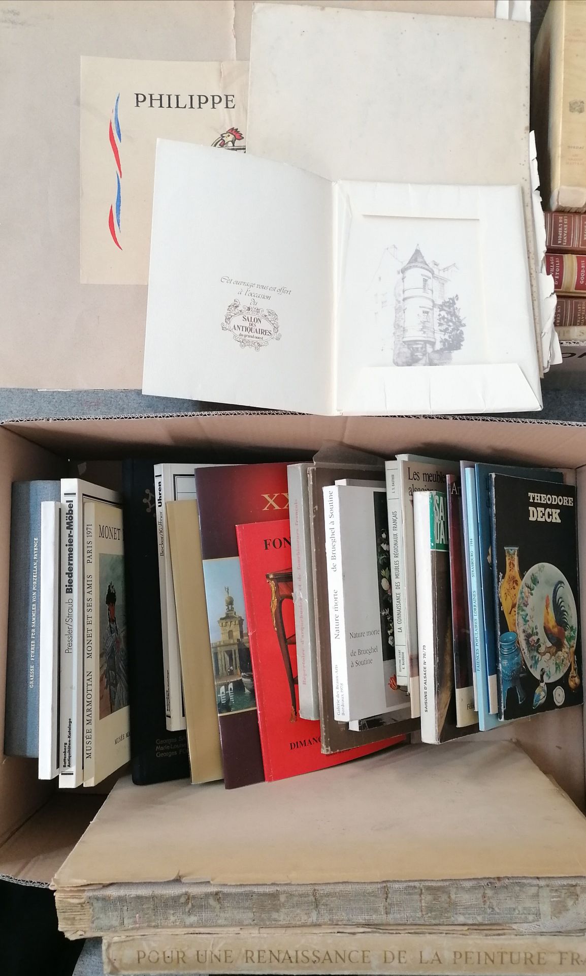 Null LOTE de libros de arte - desgaste