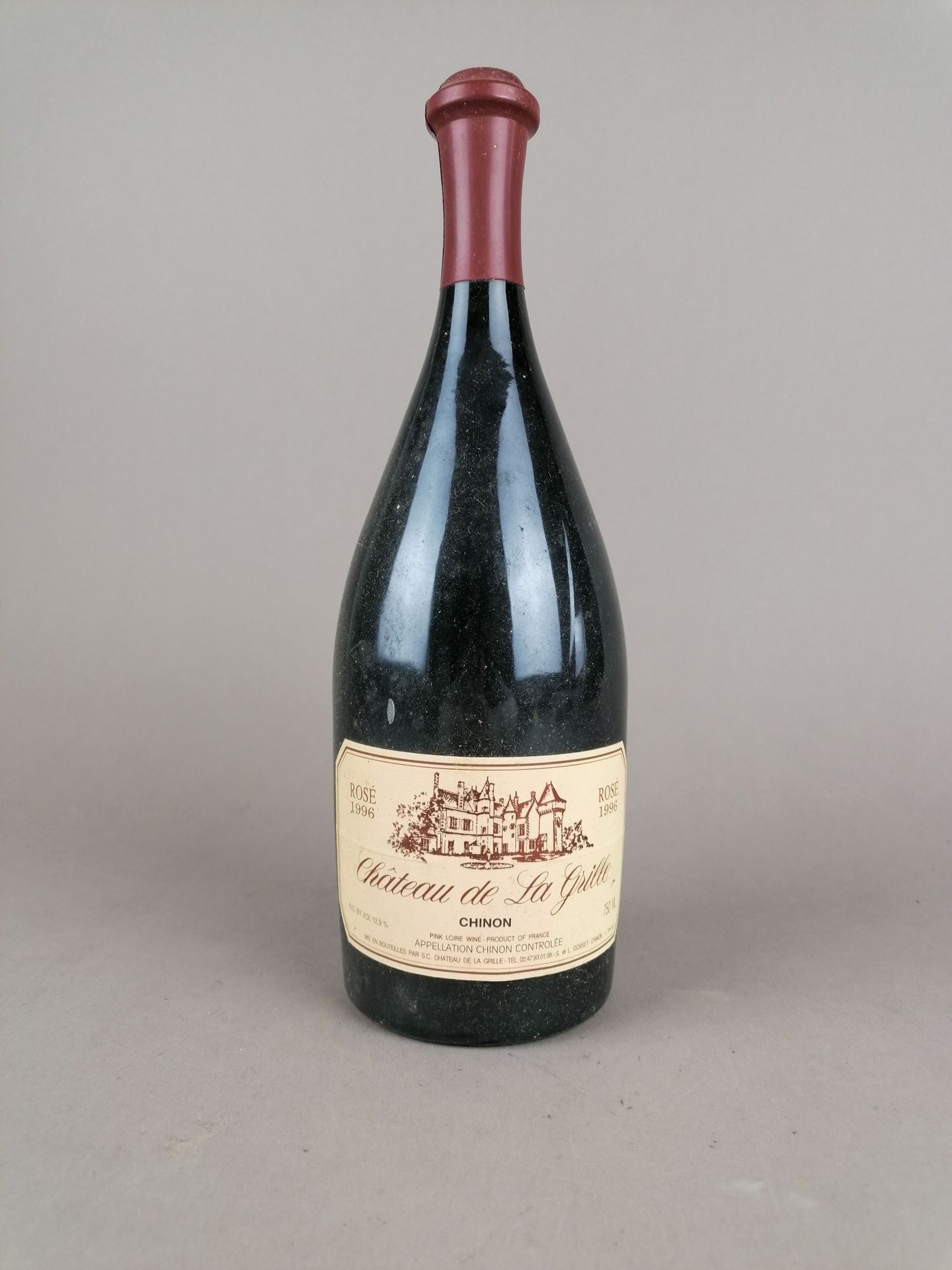 Null 3 bottles of Chinon Rosé 1996 Château de la Grille