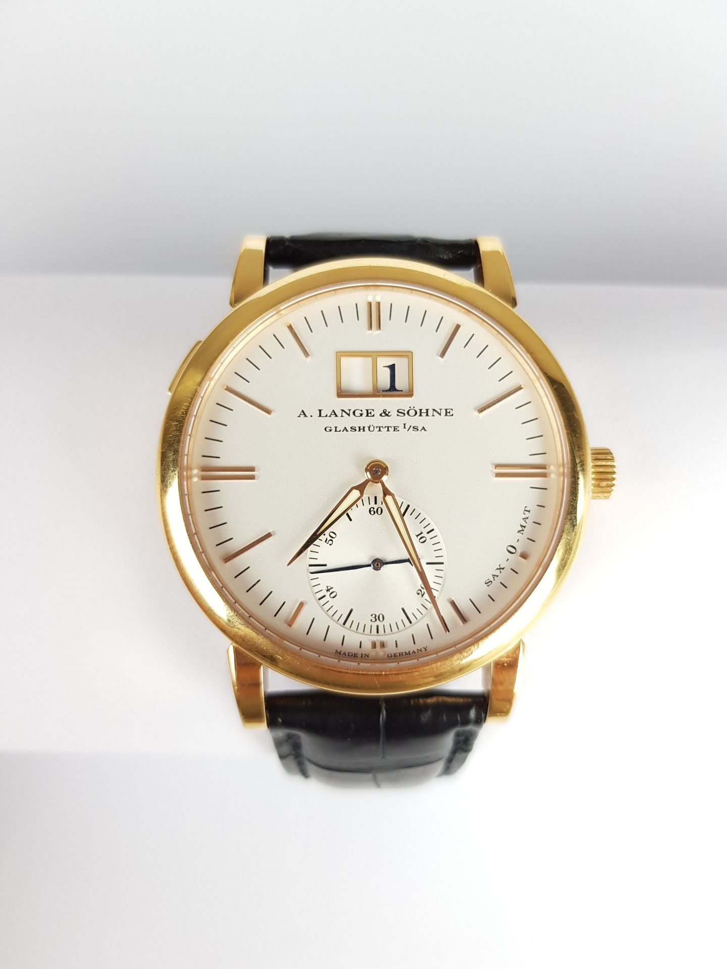 Null Precio inicial: 5.000 euros

LANGE & SÖHNE

Langematik, Sax-o-mat

Reloj de&hellip;