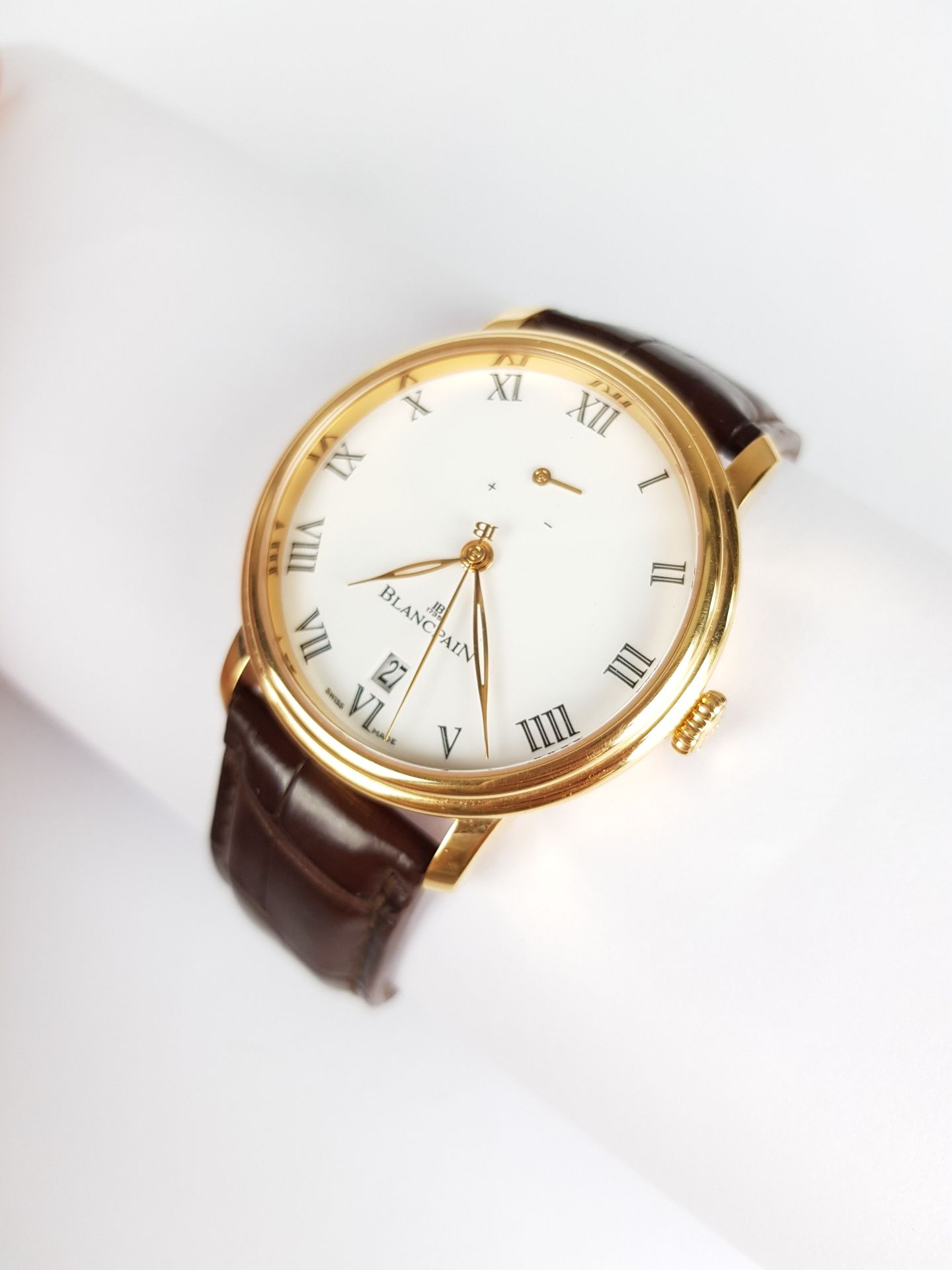 Null Precio inicial: 2 500 €.

BLANCPAIN

Serie limitada Villeret

Reloj de oro &hellip;