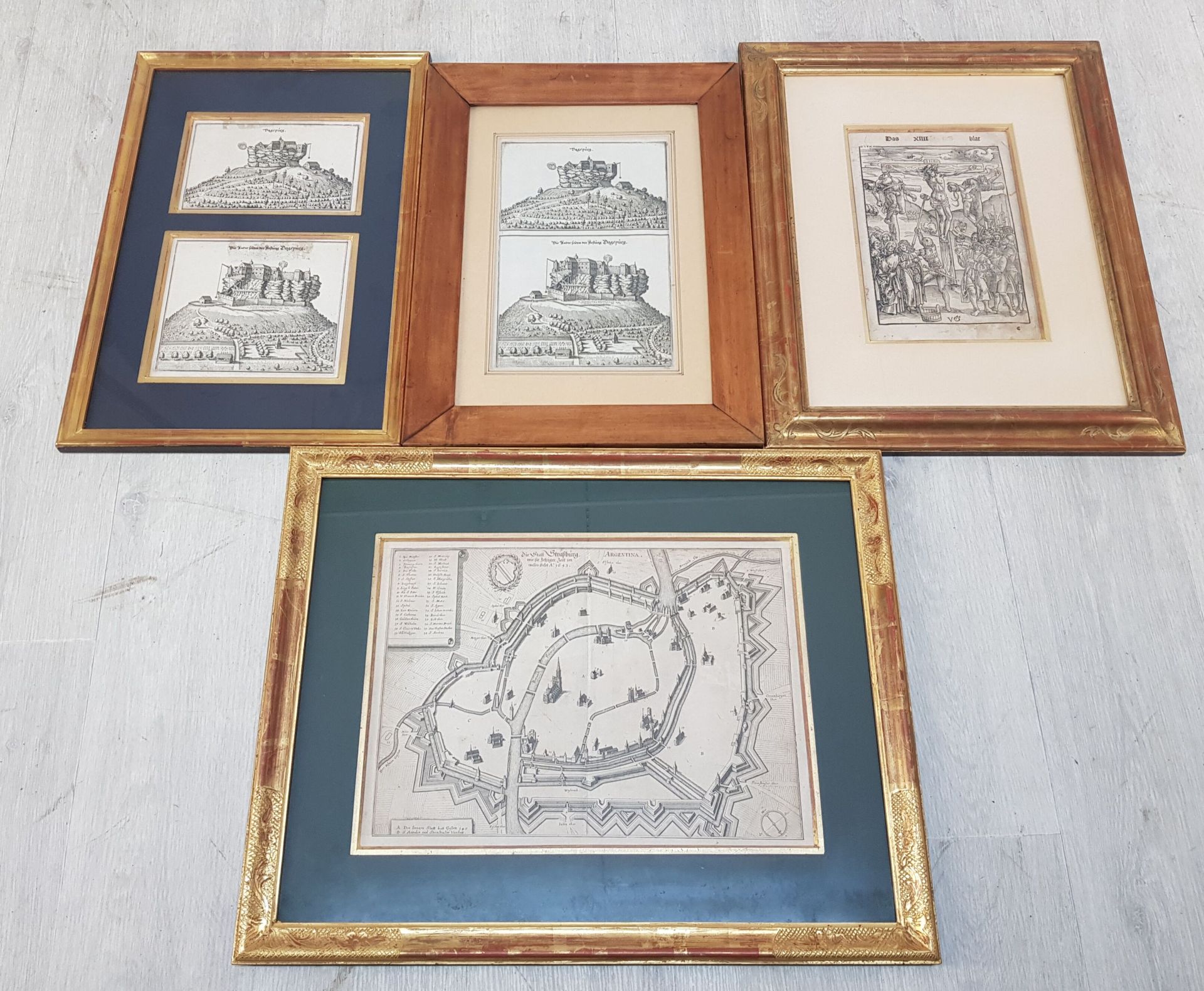 Null LOT of four engravings including "Argentina", framed under glass

Argentina&hellip;