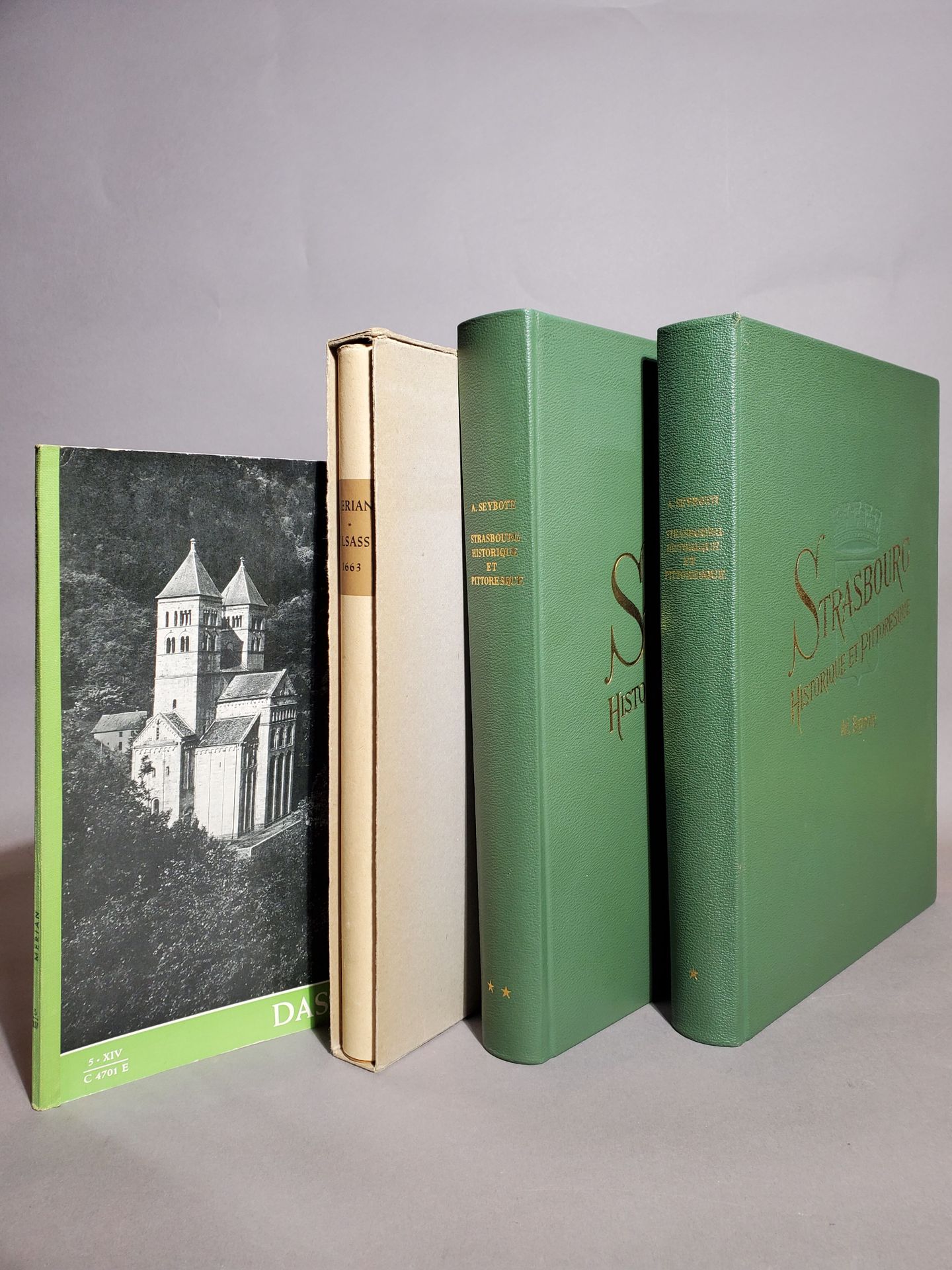Null LOT de livres : 
- SEYBOTH, Adolphe, Strasbourg historique et pittoresque d&hellip;