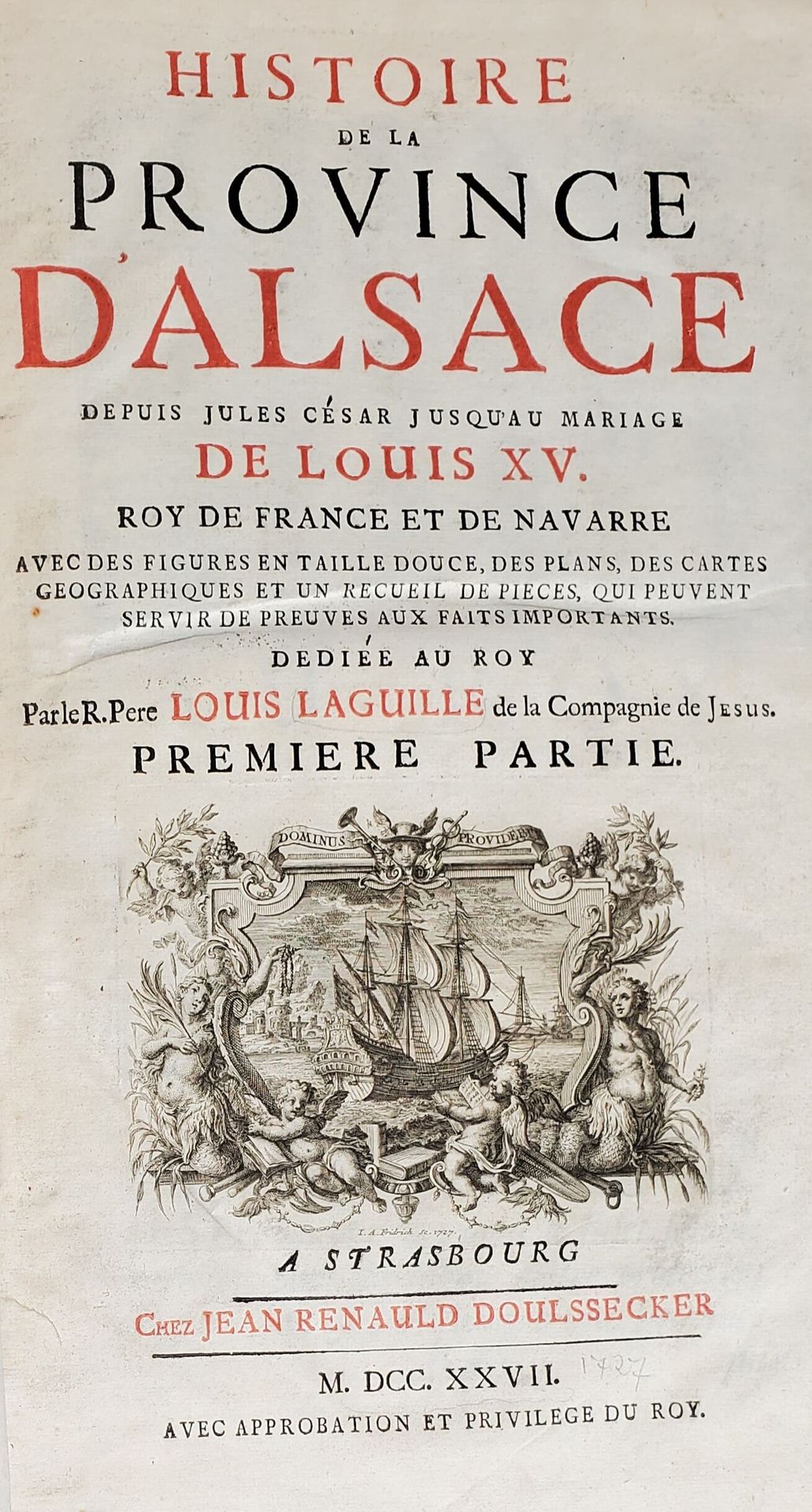 Null LAGUILLE (Louis) - Histoire de la Province d'Alsace depuis Jules César jusq&hellip;