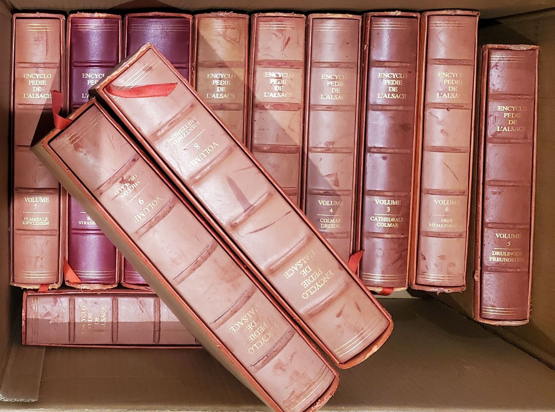 Null Encyclopédie de l'Alsace - Strasbourg, 1982-1986. 12 forts volumes petit in&hellip;