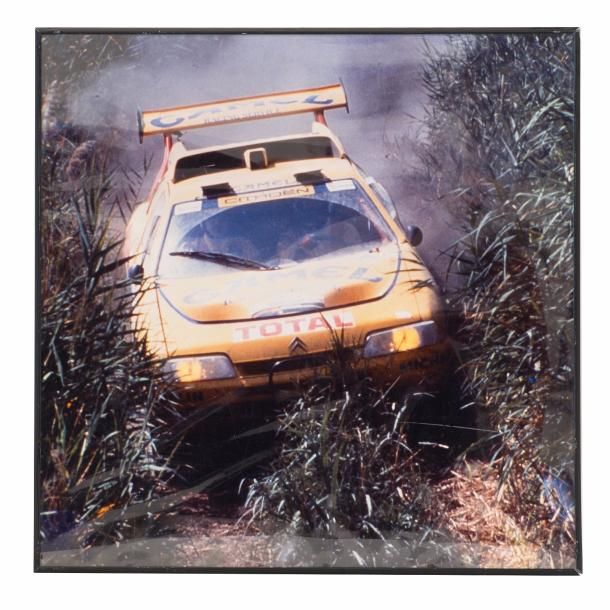 Null Photo encadrée de la ZX Rallye-Raid 1990 (60x60 cm).