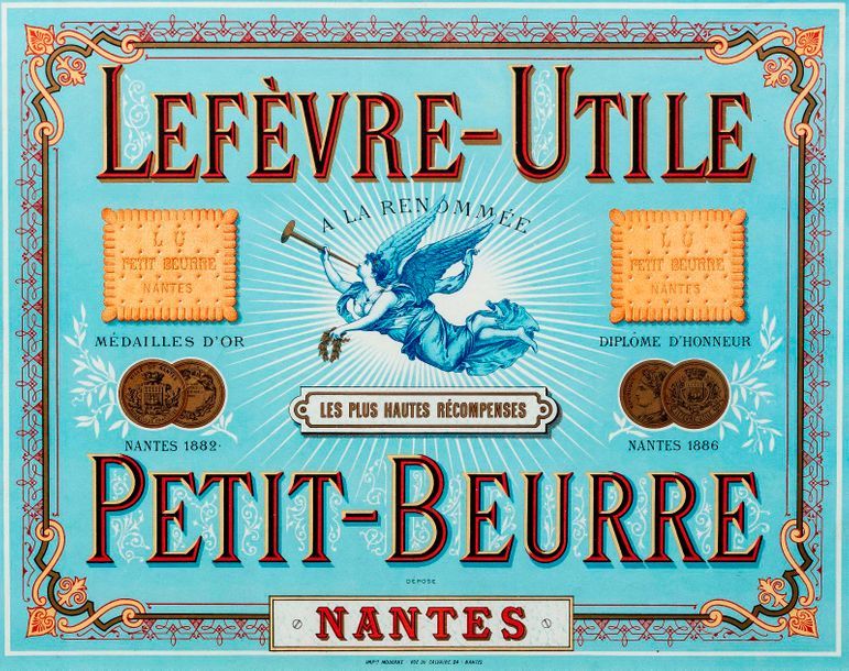 Null PETIT-BEURRE 

D’après un dessin de Louis Lefèvre-Utile, vers 1888 Chromoli&hellip;