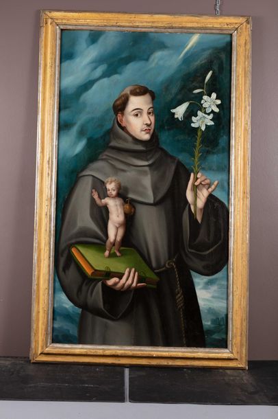 Attribué à Jorge Manuel THEOTOCOPOULI, dit Jorge GRECO (1578-1631) Saint Antoine&hellip;
