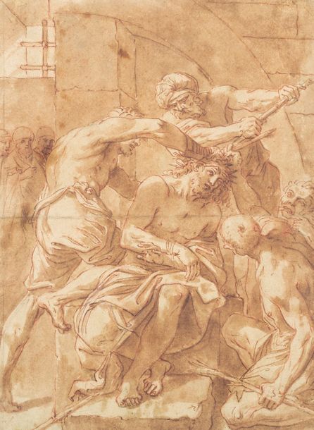 Attribué à Ludovico CARRACCI (1555 – 1619) Le Christ couronné d’épines 

Plume e&hellip;
