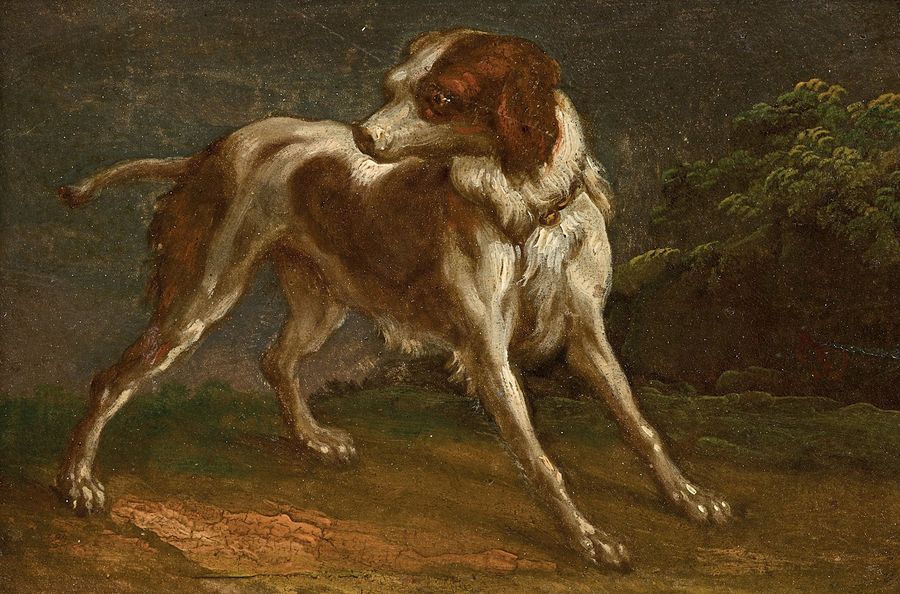 Null École FLAMANDE vers 1700

Un chien

Toile marouflée sur carton

11 x 16 cm
&hellip;