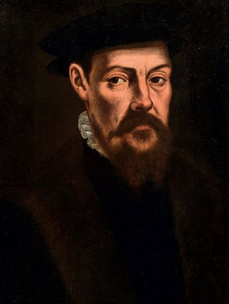 Null École FLAMANDE vers 1600

Portrait d’homme au chapeau noir

Panneau de chên&hellip;