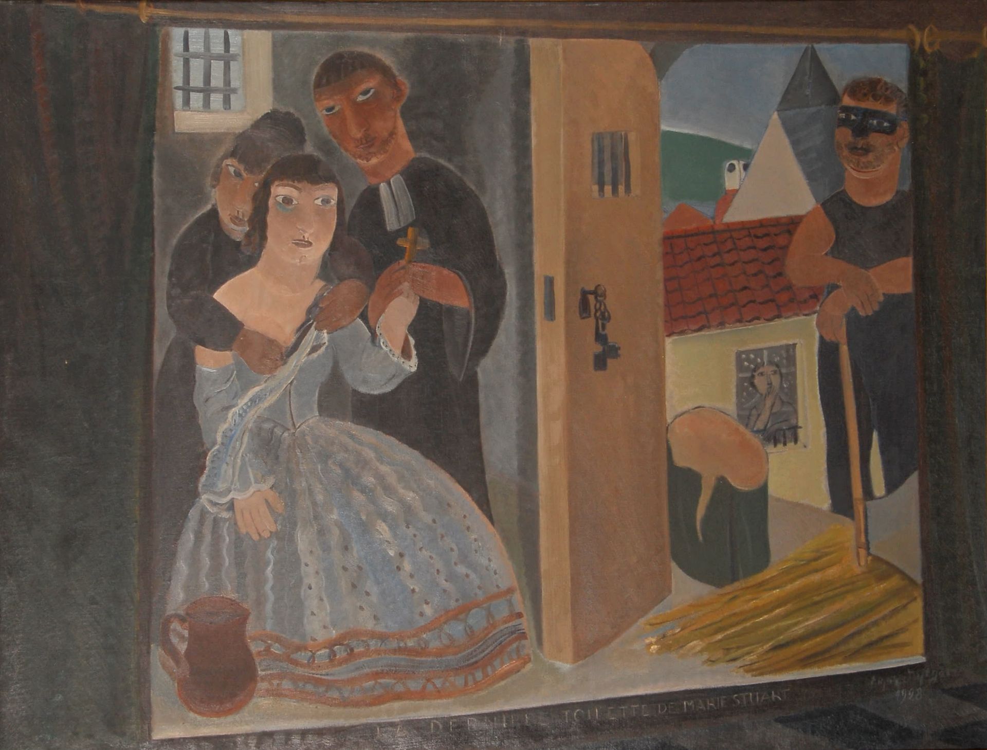 Edgard Tytgat "戏剧性的一页"
布面油画。

右下方有签名和日期1928年。


89 x 116 cm。
出处：签名，标题，日期 "1928年7&hellip;
