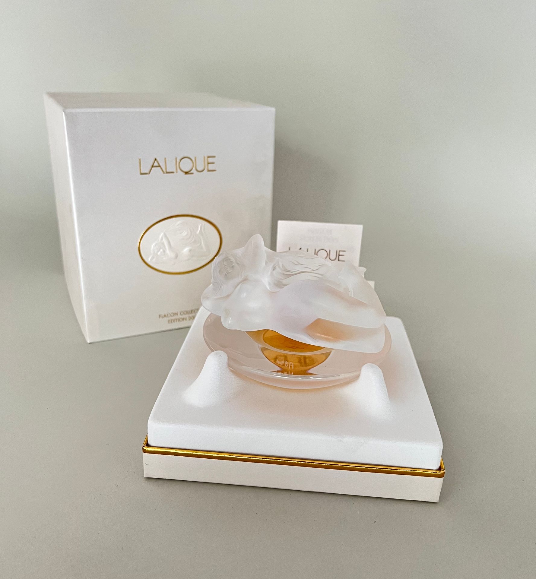 Lalique Flacon LALIQUE Cristal pour homme avec coffret collec.2009 