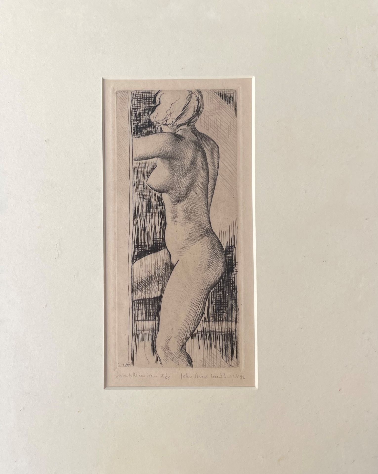 Null JOHN BUCKLAND WRIGHT (1897-1954) Female nude 1932 - engraving n° 21/25

21X&hellip;