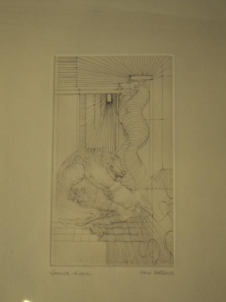 Hans BELLMER (1902-1975) Erotiques ensemble de quatre gravures à la pointe sèche&hellip;