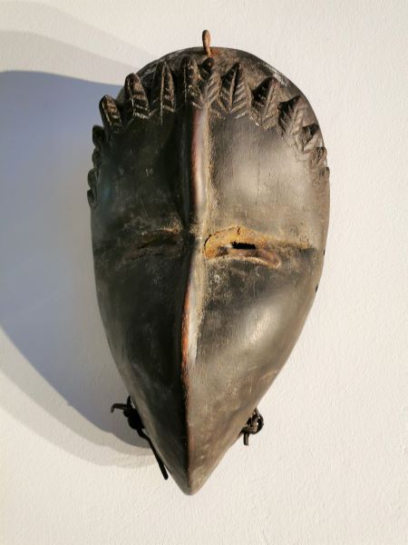 Null Masque Baoulé à bec (Côte d'Ivoire)
H. 32 cm