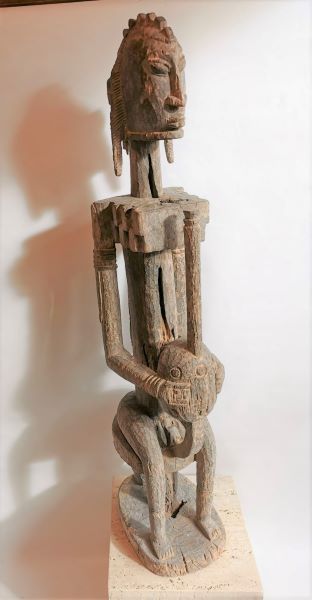 Null Große Statue der Dogon (Mali) 
H.100 cm
