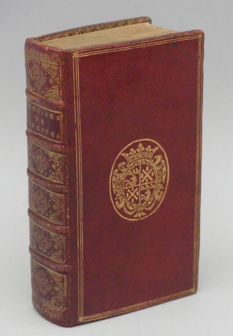 Null 科米尼斯（Philippe de）。LES MÉMOIRES.莱德，埃尔泽维尔斯，1648年。小12开本（70 X 129毫米，作品主体的尺寸），红色&hellip;