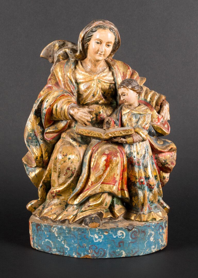 Null Ecole espagnole du XVIIIe siècle

L'Education de la Vierge

En bois sculpté&hellip;