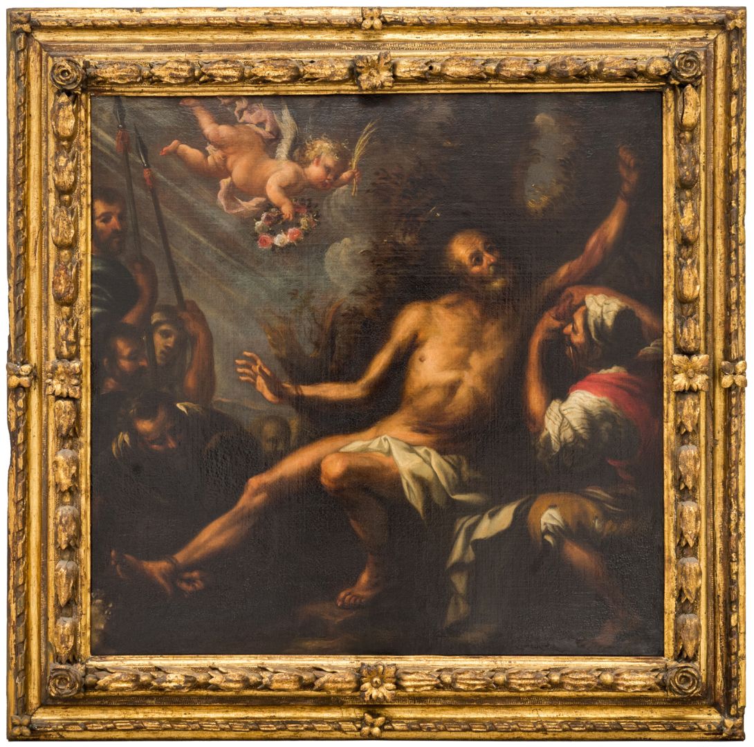 Null ECOLE FRANCAISE vers 1680

Le martyr de Saint Pierre

Huile sur toile

95 x&hellip;