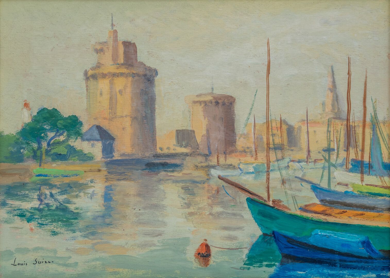 Null Louis SUIRE (1899-1987)

Port de La Rochelle

Huile sur panneau signée en b&hellip;