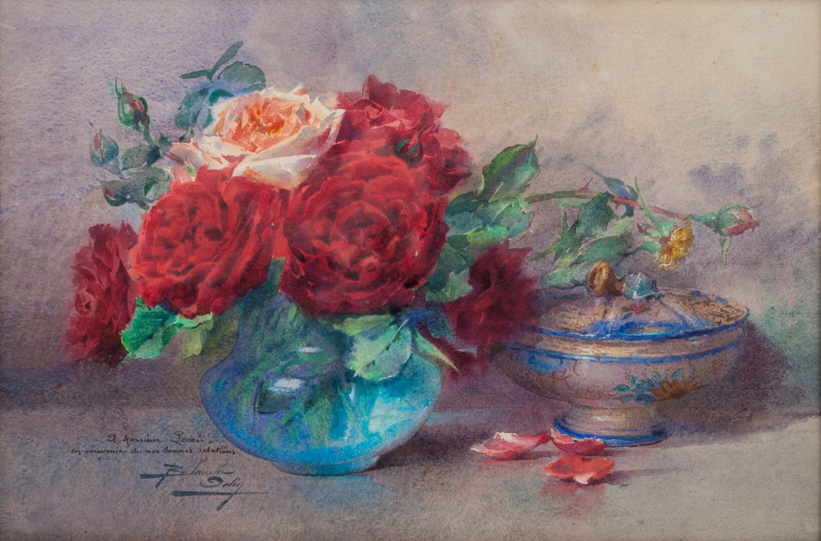 Null Blanche ODIN (1865 - 1957)

Bouquet de roses rouges

Aquarelle dédicacée et&hellip;