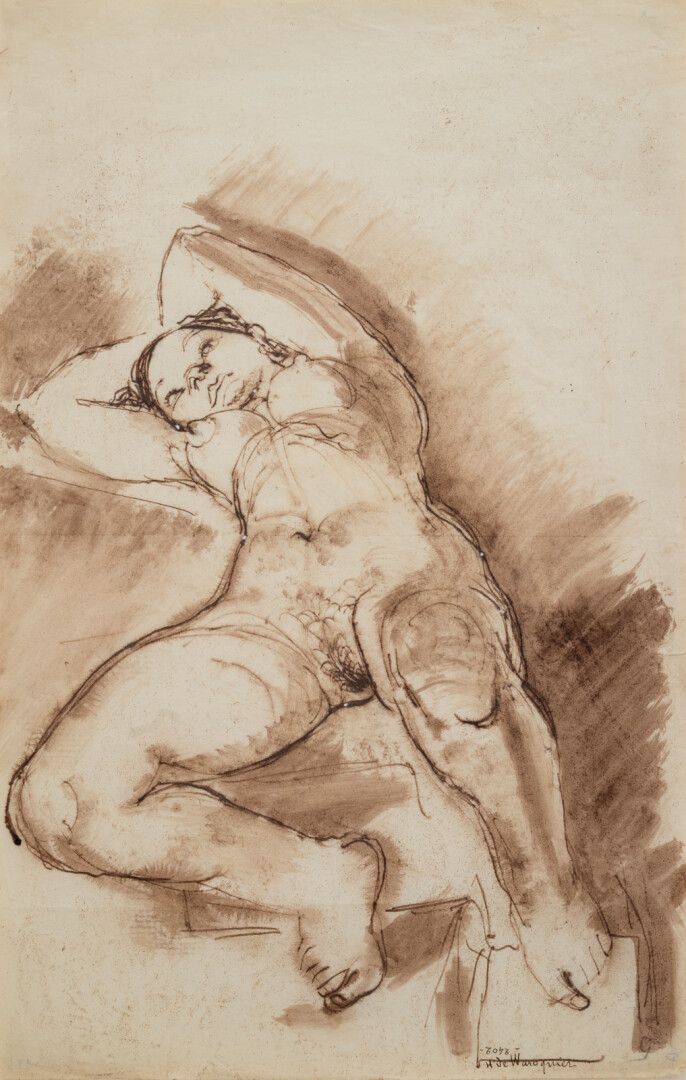 Null Henry DE WAROQUIER (1881-1970)

Femme nue allongée

Encre

 et lavis sur pa&hellip;