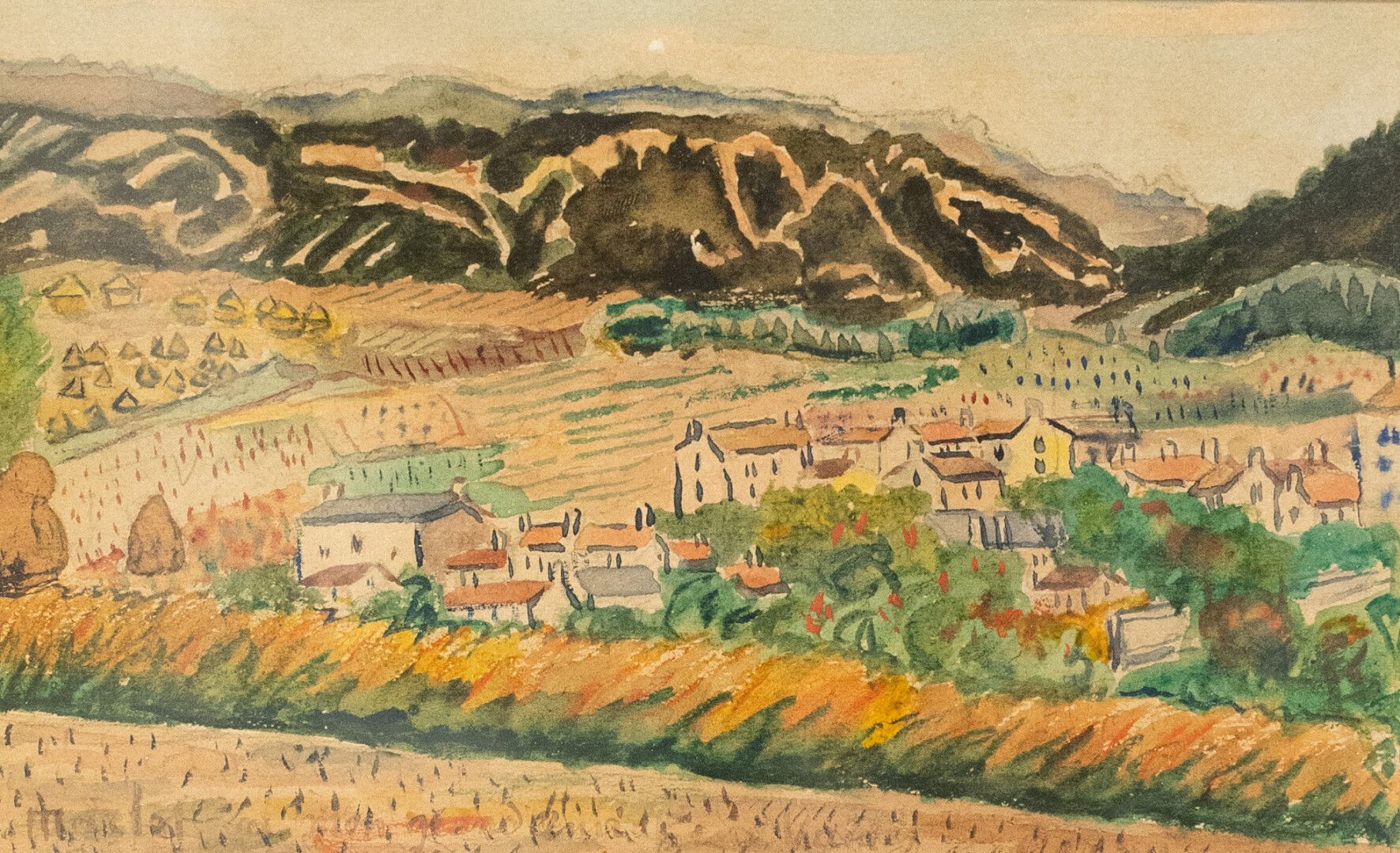 Null 埃利塞-马克莱(1881-1962)

普罗旺斯的风景

左下角有签名的水彩画

11 x 18 cm