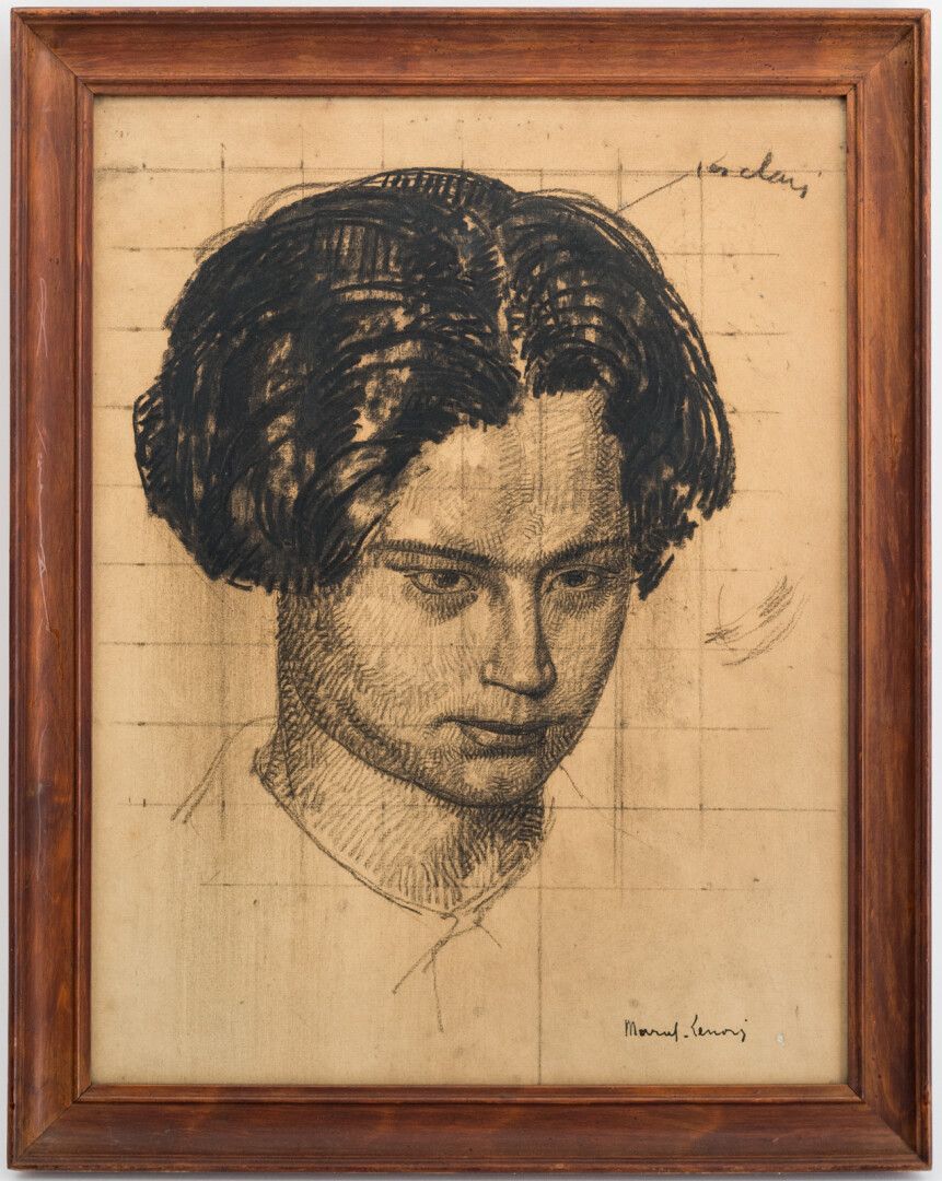Null 
MARCEL-LENOIR (1872-1931)




Gesicht von Raphael Fumet (1898-1979), Brude&hellip;