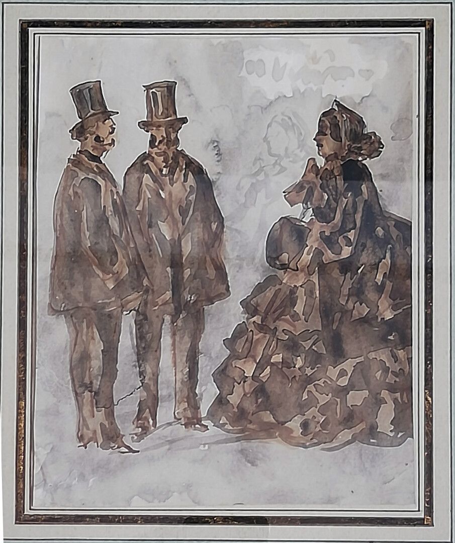 Null 康斯坦丁-盖斯(1802-1892)

纨绔子弟的拖累

水洗和水彩画在纸上。背面有旧的库存标签1299

20 x 15,5厘米。