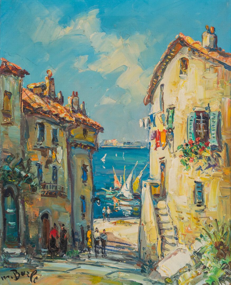 Null Maurice BARLE (1903-1961)

Porto di Calvi, Corsica

Olio su tela firmato in&hellip;