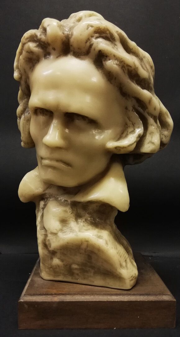 Null DEPREZ

Head of Beethoven

Wax group, signed 

H : 26 cm (on a wooden base)