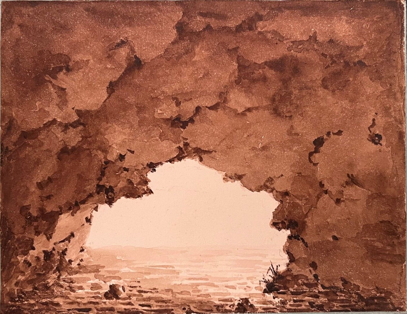 Null Romantische Schule, Mitte des 19. Jahrhunderts

Die Höhle von Capri

Tinte &hellip;