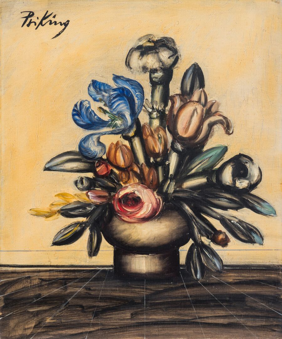 Null 弗朗茨-普里金 (1929 - 1979)

鲜花静物

布面油画，左上角有签名

65 x 54 cm



以下权利（ADGAP）（作品拍卖价格的&hellip;