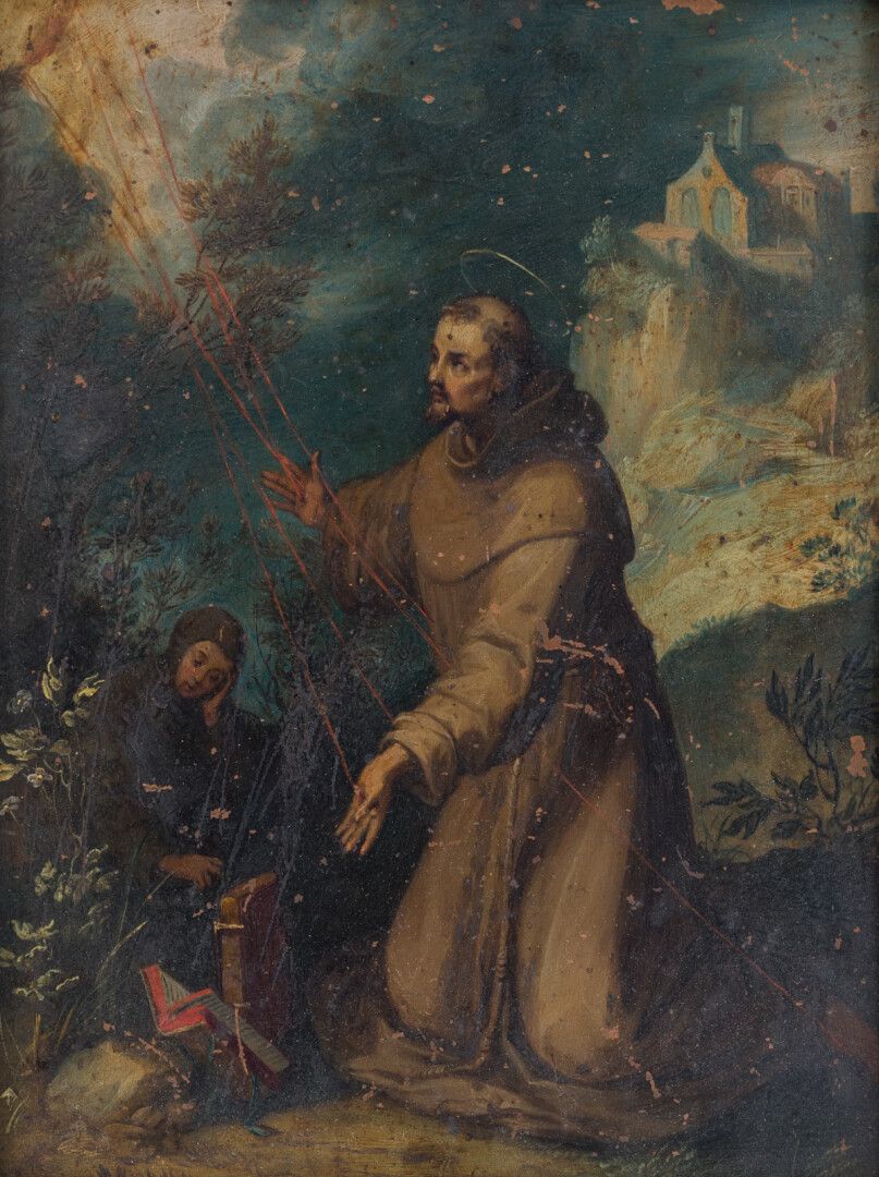 Null FLEMISH SCHOOL 18th century

Saint Francis of Assisi receiving the stigmata&hellip;