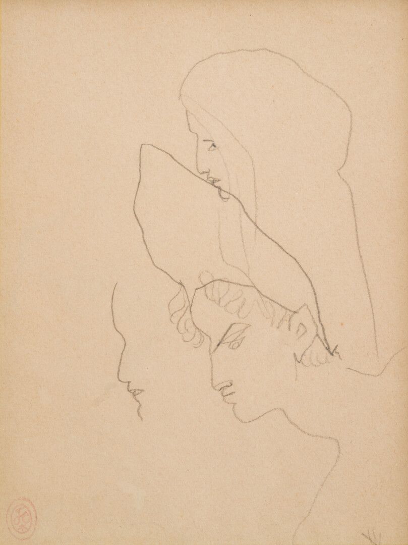 Null Jean COCTEAU (1889-1963)

Study of Faces, One with a Phrygian Cap, ca. 1940&hellip;