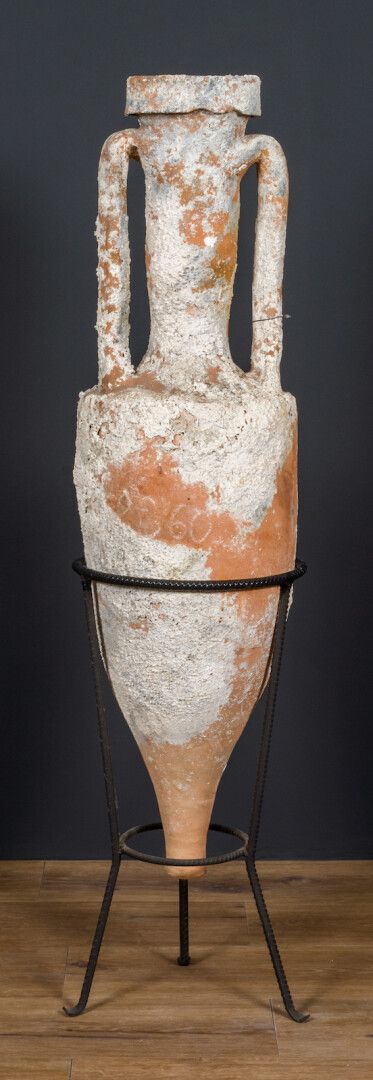 Null Italian wine amphora of the Dressel type from the 1st century BC and coming&hellip;
