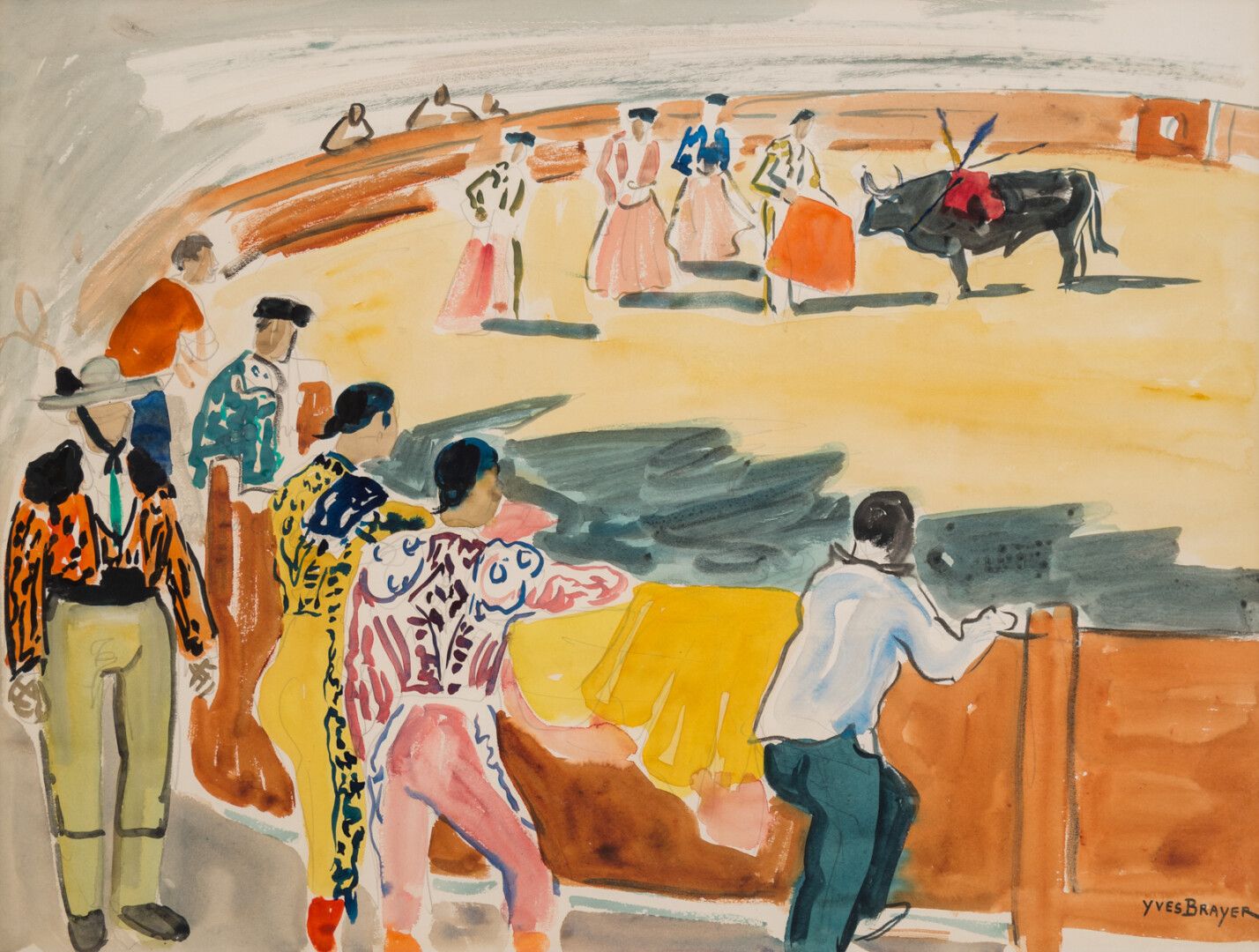 Null Yves BRAYER (1907 - 1990)

Corrida

Aquarelle signée en bas à droite

40 x &hellip;