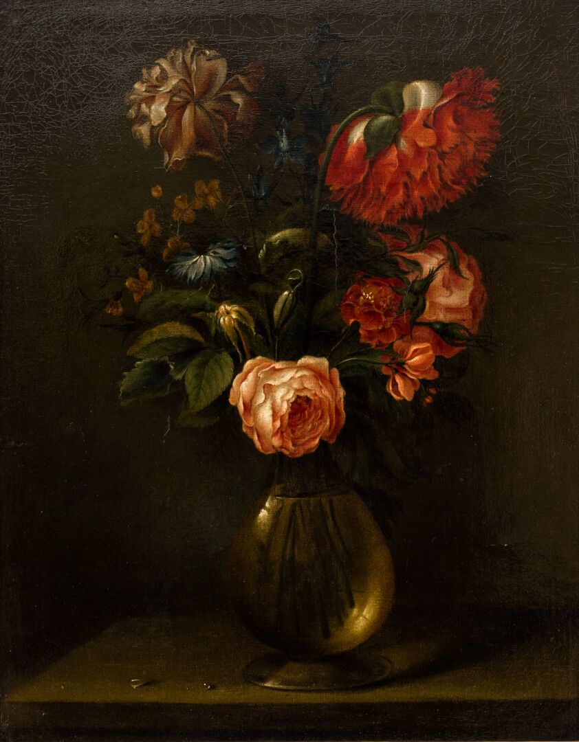 Null 汉斯-博隆吉尔（1598/1602-1672/75）。

花束的静物

布面油画，底部有标记，日期为1635年

46 x 36,5 cm (内衬)
&hellip;