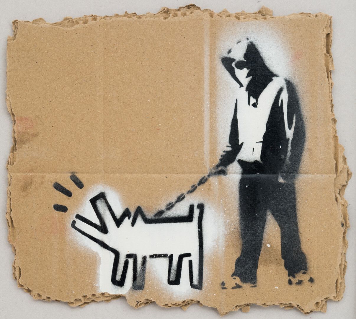 Null BANKSY ( 1974)

Souvenir di Dismaland

Stencil su cartone 

Porta un timbro&hellip;