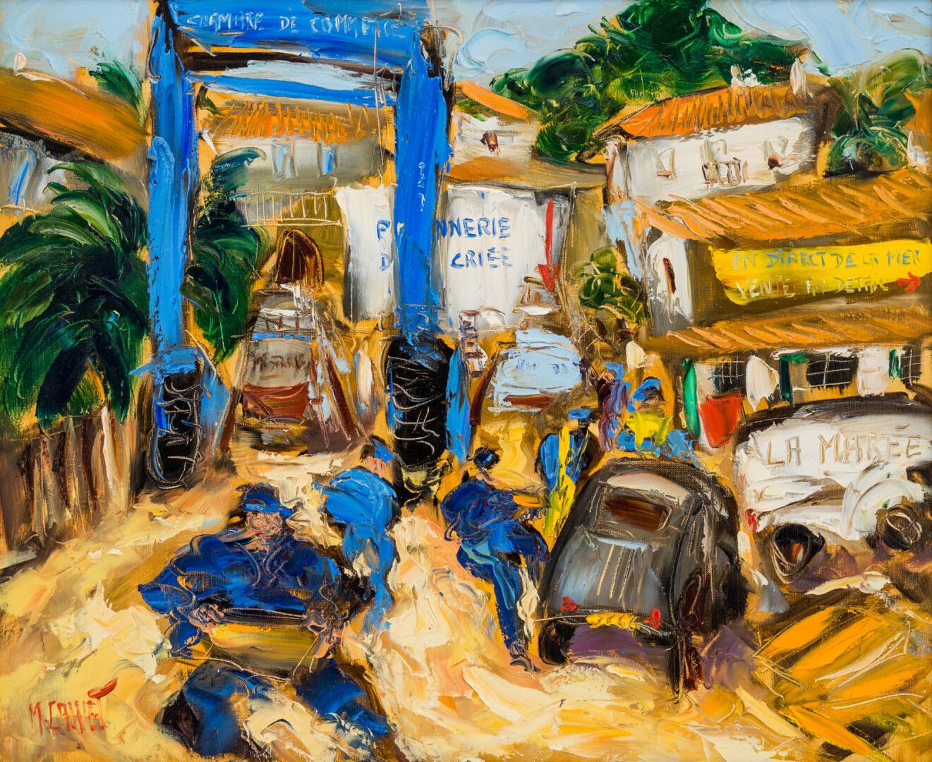 Null Michel CALVET (born in 1956)

The fish market, Port Vendres

Oil on canvas &hellip;