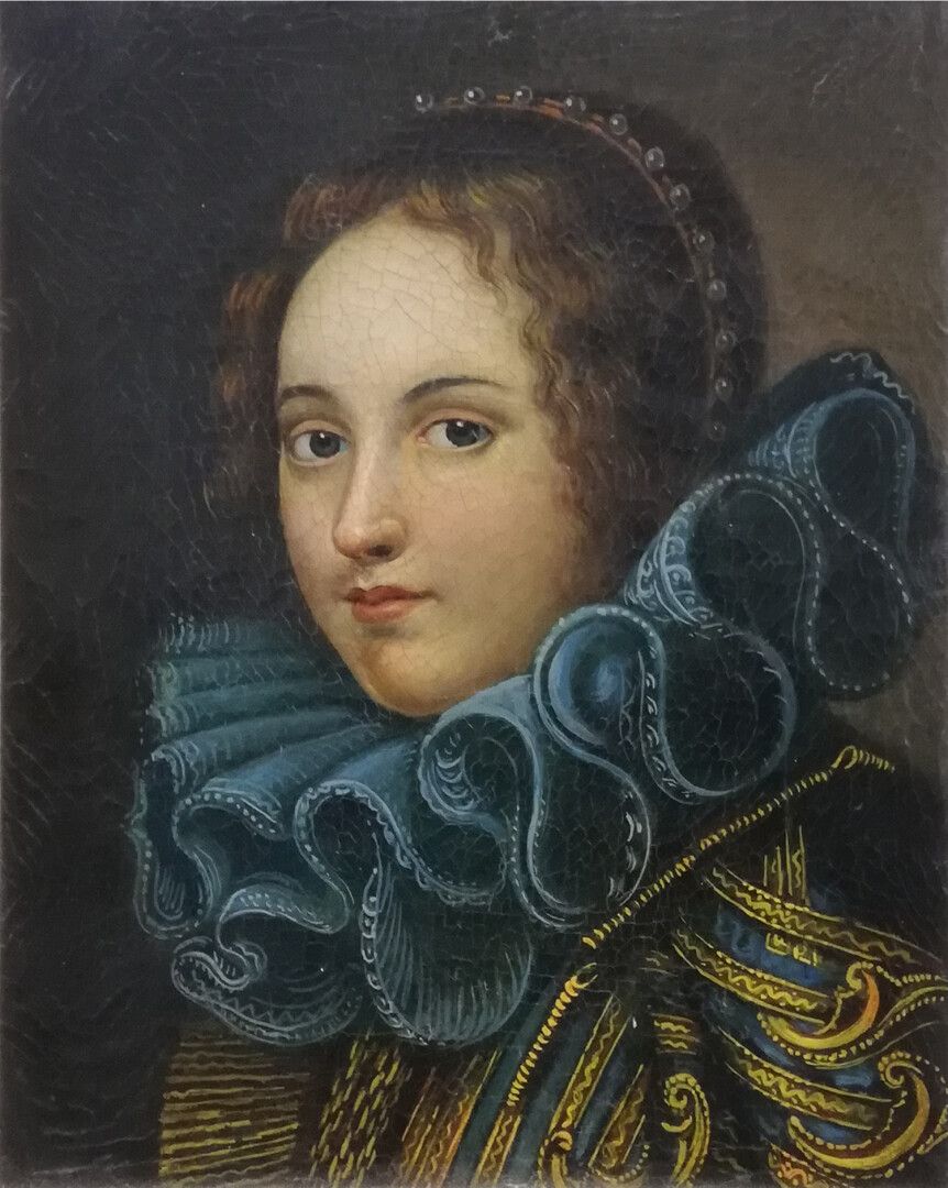 Null Dans le gout du XVIIe

Portrait de jeune femme à la colerette bleue

Huile &hellip;