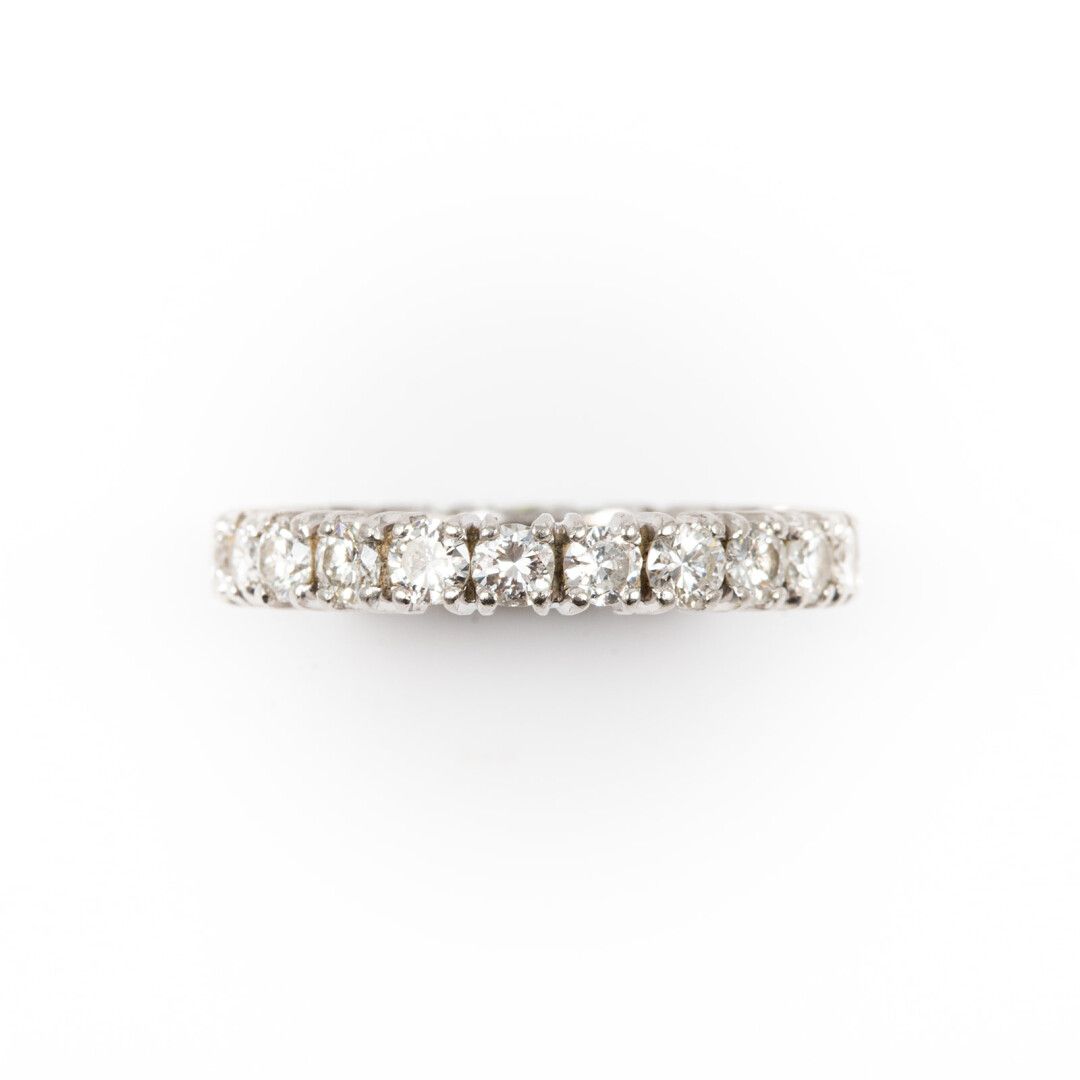 Null Alliance américaine diamants taille brillant 1.80 carat environ, monture pl&hellip;
